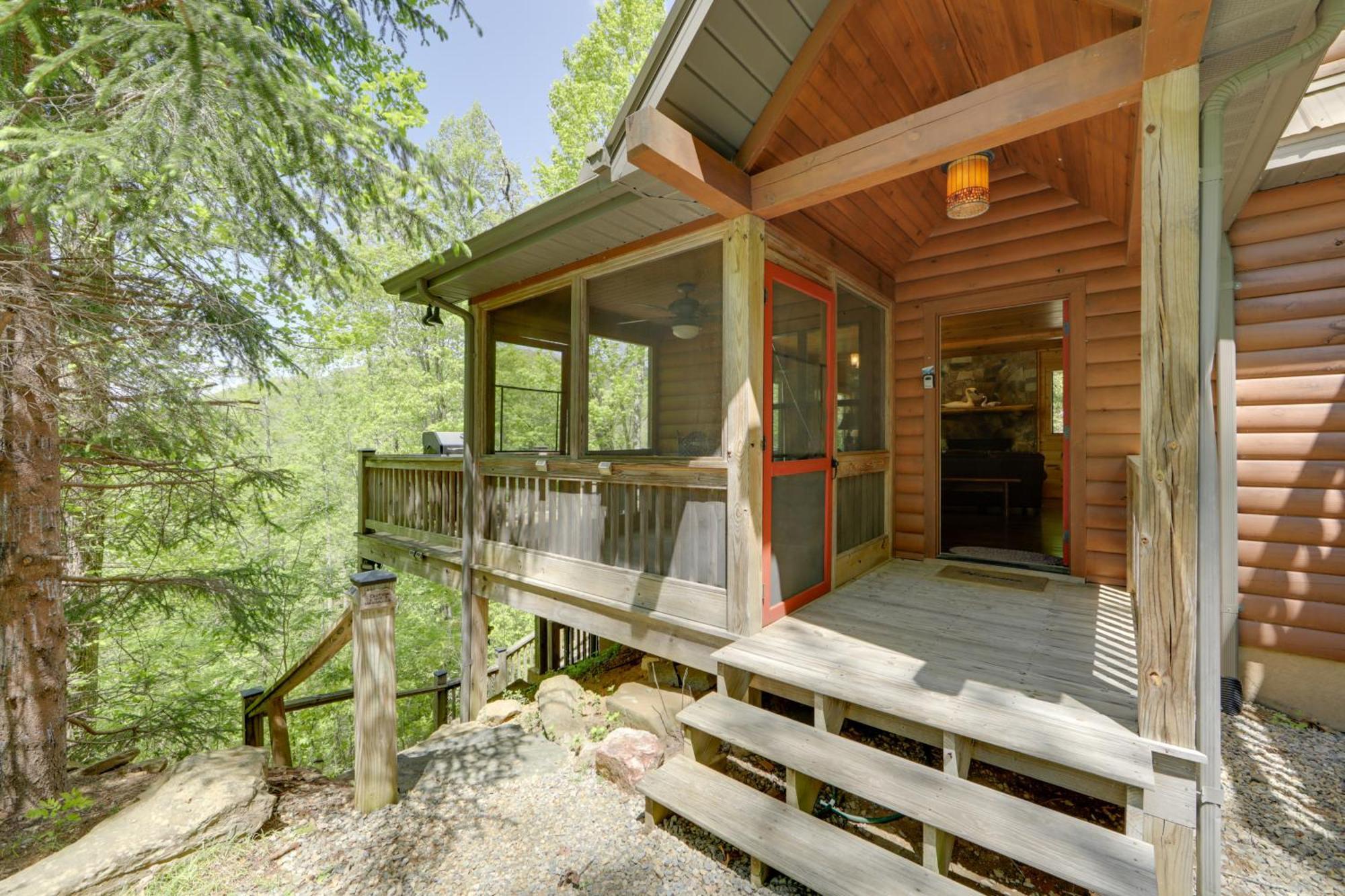 Bryson City Cabin With Hot Tub And Mountain Views! Экстерьер фото