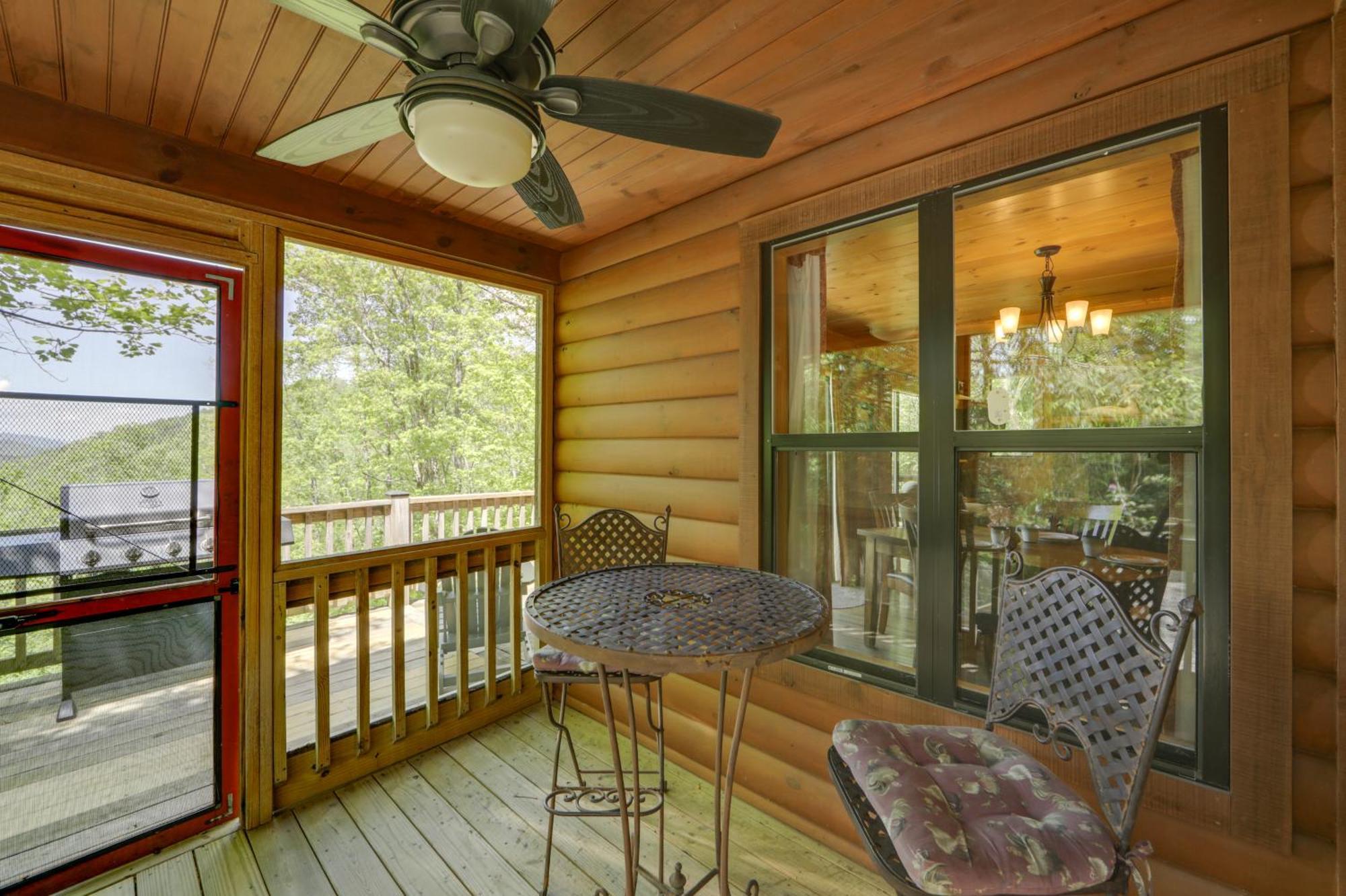 Bryson City Cabin With Hot Tub And Mountain Views! Экстерьер фото